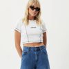 Women Afends Tops & Tees | Recycled Rib Cropped Tee