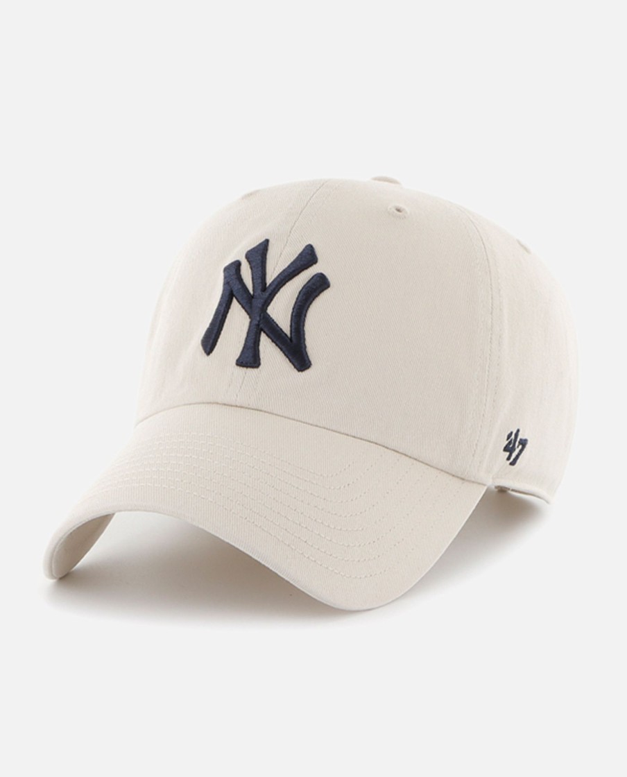 Men 47Brand Caps | New York Yankees Bone/Navy Cap