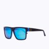 Men Sin Sunglasses | Vespa Matte Black Blue Sunglasses