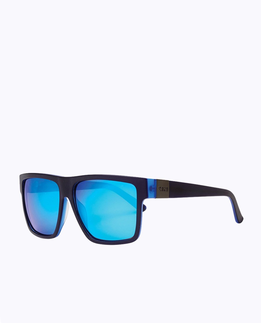 Men Sin Sunglasses | Vespa Matte Black Blue Sunglasses