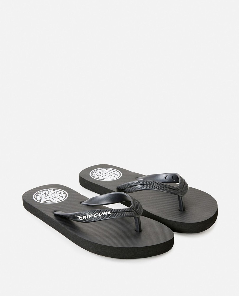 Kids Rip Curl Shoes | Icons Open Toe Boys (2 For $40) Thongs