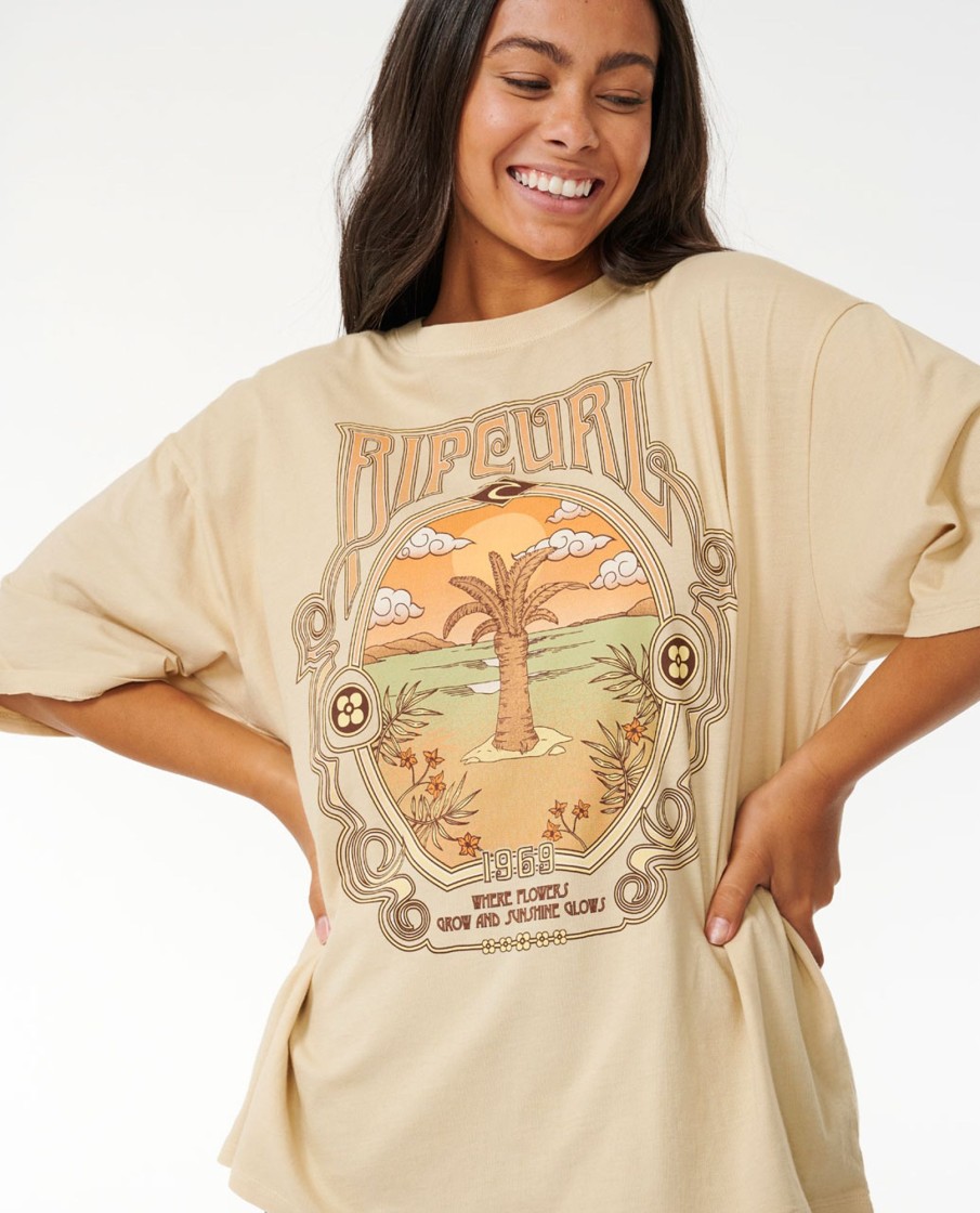 Women Rip Curl Tops & Tees | Glow Heritage Tee