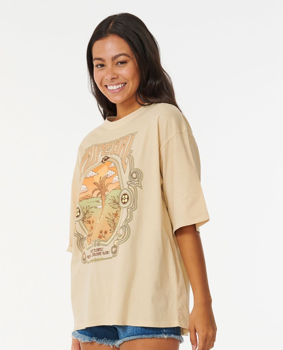 Women Rip Curl Tops & Tees | Glow Heritage Tee