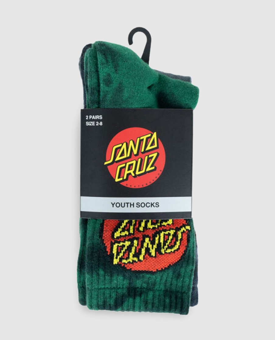 Kids Santa Cruz Accessories | Classic Dot Tie Dye Sock