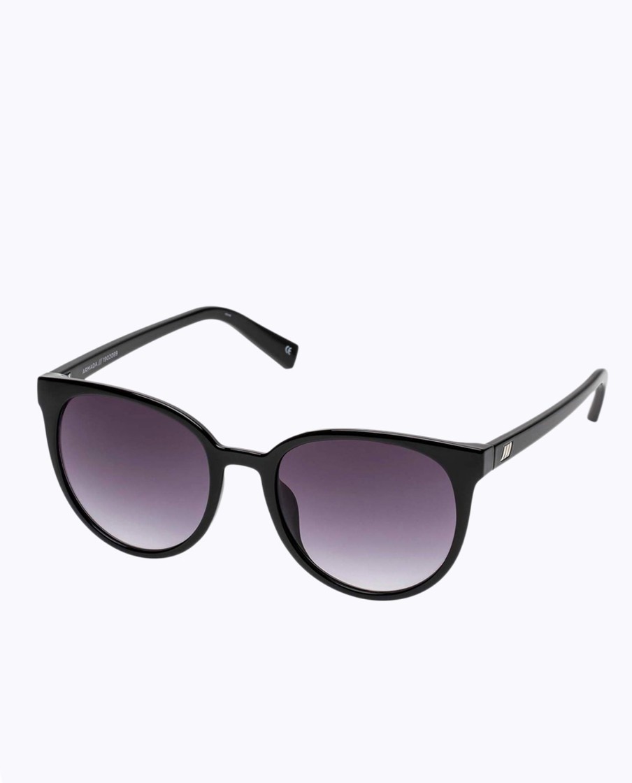 Women Le Specs Sunglasses | Le Specs Armada Black Smoke Sunglasses