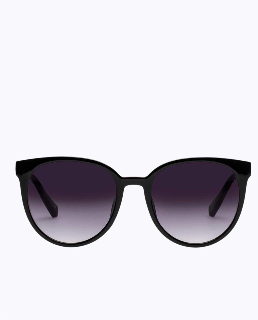 Women Le Specs Sunglasses | Le Specs Armada Black Smoke Sunglasses