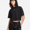 Women Nike Tops & Tees | W Nsw Essntl Mock Boxy Short Sleeve Top