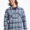 Men Brixton Shirts | Bowery Long Sleeve Flannel Shirt