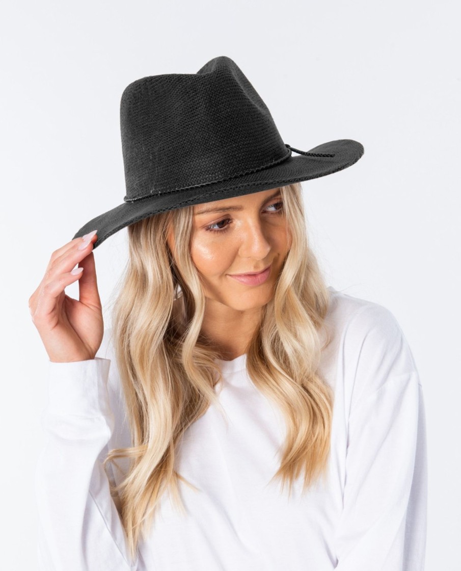 Women Rip Curl Hats | Spice Temple Knit Panama Hat