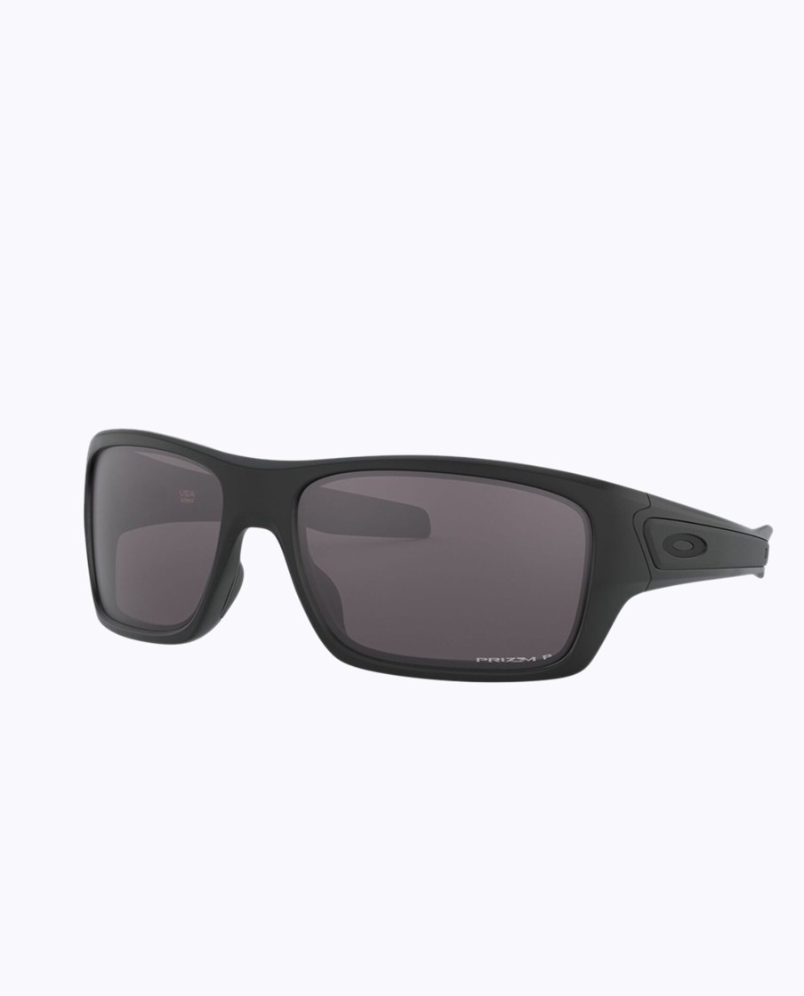 Men Oakley Sunglasses | Turbine Matte Black W/ Prizm Grey Sunglasses