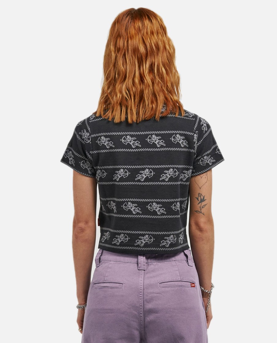 Women Worship Tops & Tees | Cherub Jacquard Stripe Polo