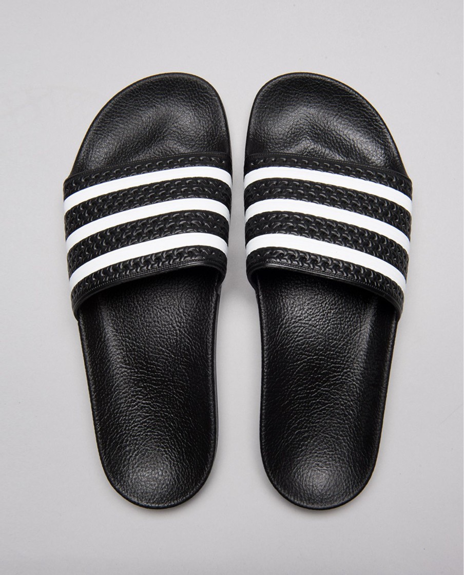 Men Adidas Sandals & Thongs | Adilette Black Slides