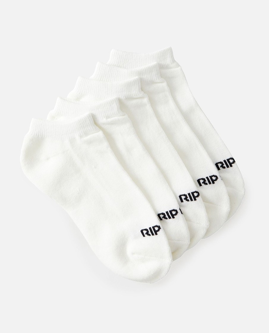 Women Rip Curl Socks | Rip Curl Invisible Sock 5Pk