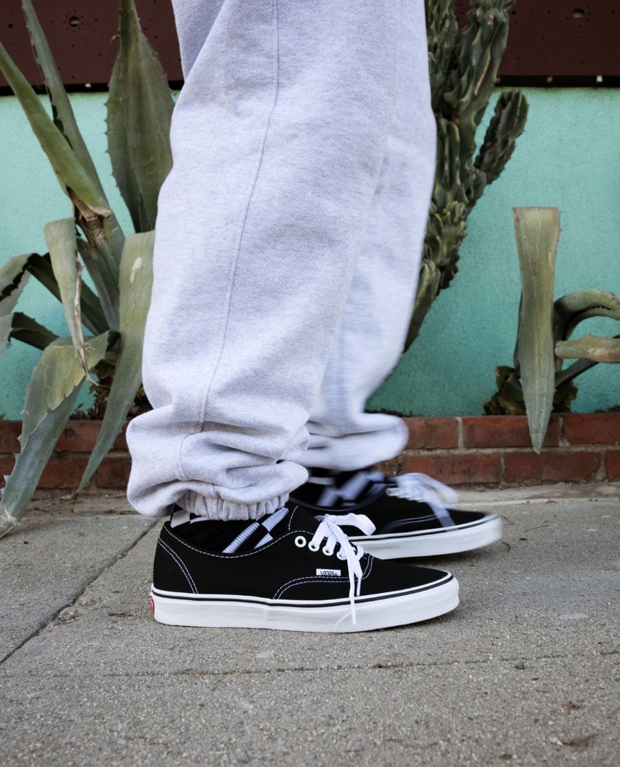 Men Vans Sneakers | Authentic Black And White Shoe