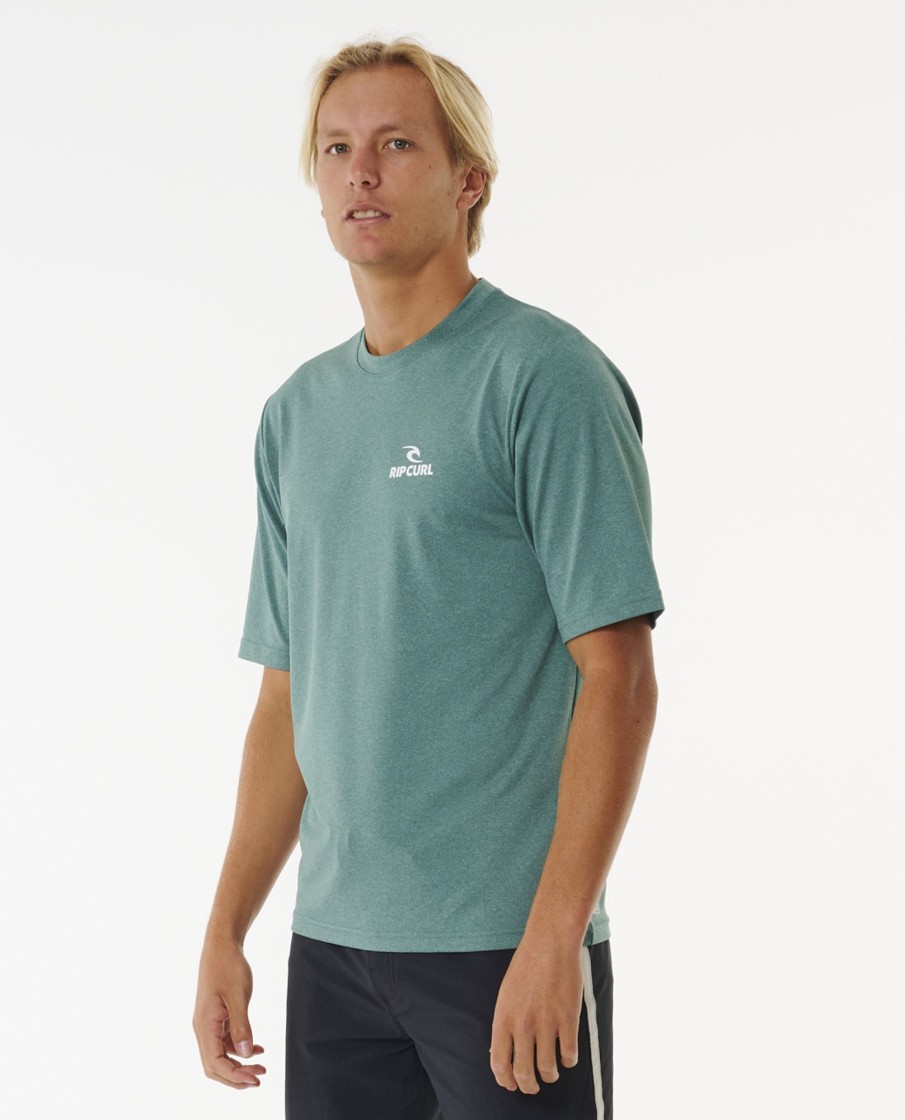 Men Rip Curl Rashies & Wetsuits | Stack Up Short Sleeve