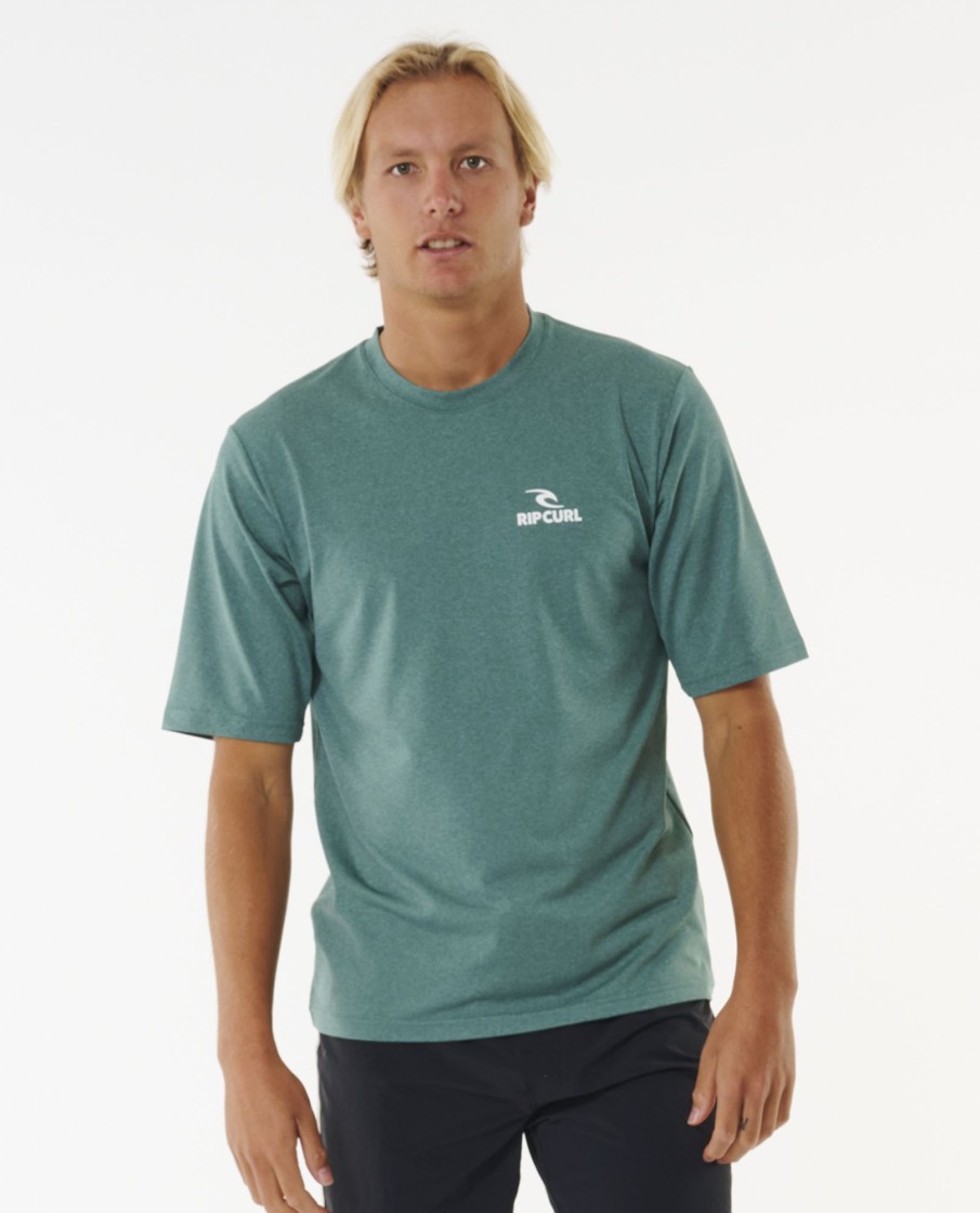 Men Rip Curl Rashies & Wetsuits | Stack Up Short Sleeve