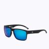 Men OTIS Eyewear Sunglasses | Rambler: Matte Black/Mirror Blue Sunglasses