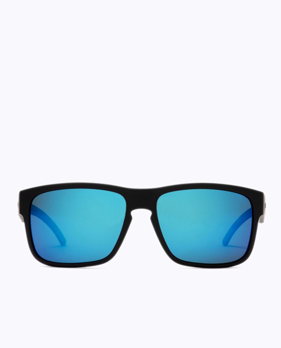 Men OTIS Eyewear Sunglasses | Rambler: Matte Black/Mirror Blue Sunglasses