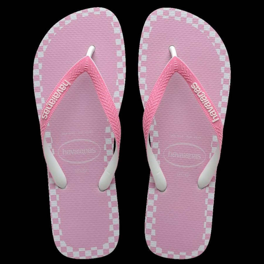 Women Havaianas Sandals & Thongs | Havs Top Checkmate Pink/White