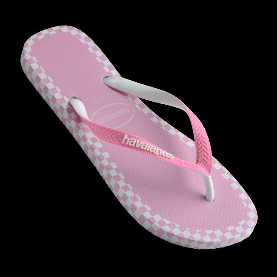 Women Havaianas Sandals & Thongs | Havs Top Checkmate Pink/White