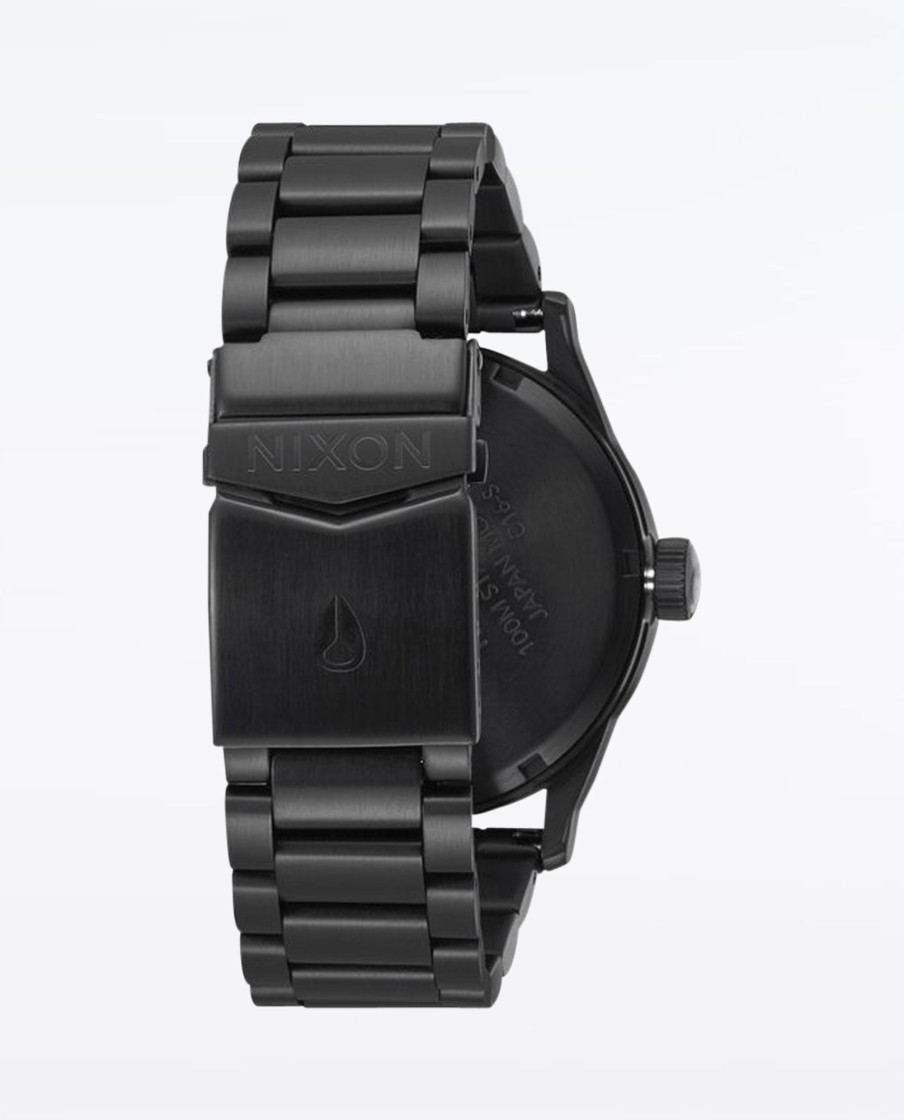 Men Nixon Watches | The Sentry Stainless Steel All Black Watch