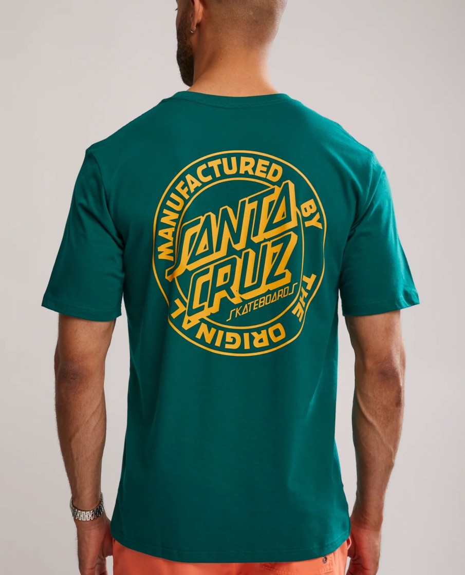 Men Santa Cruz Tees & Polos | Os Mfg Dot Tee