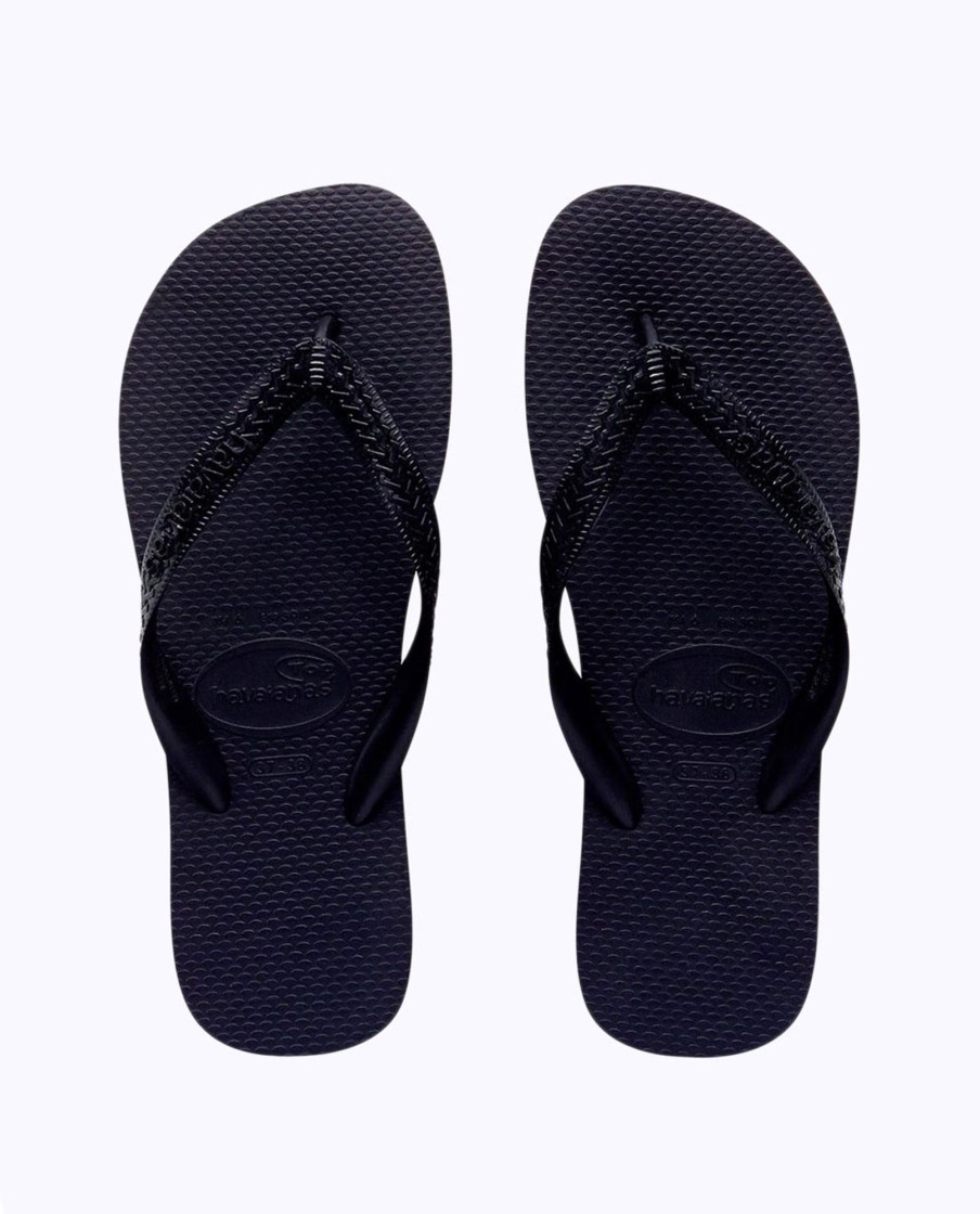 Kids Havaianas Shoes | Kids Top Black Thongs