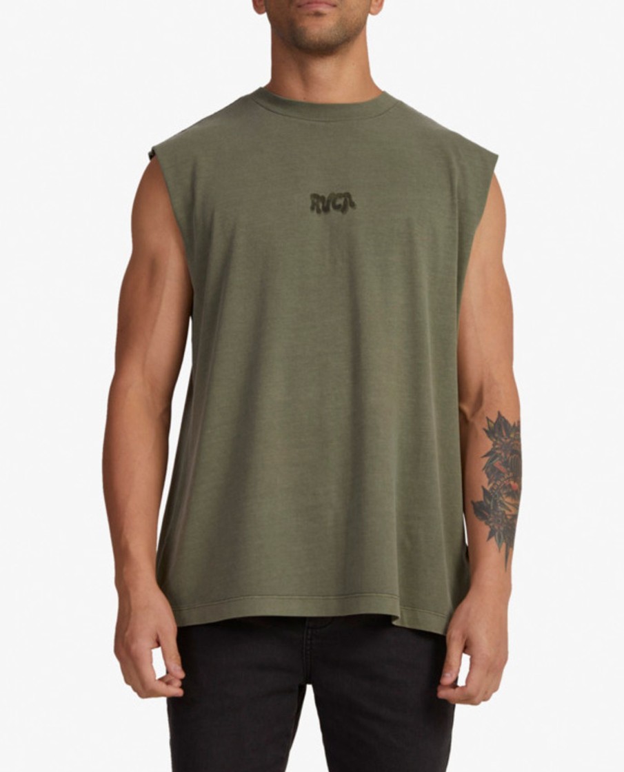 Men RVCA Singlets & Tanks | Zerox Muscle Tank