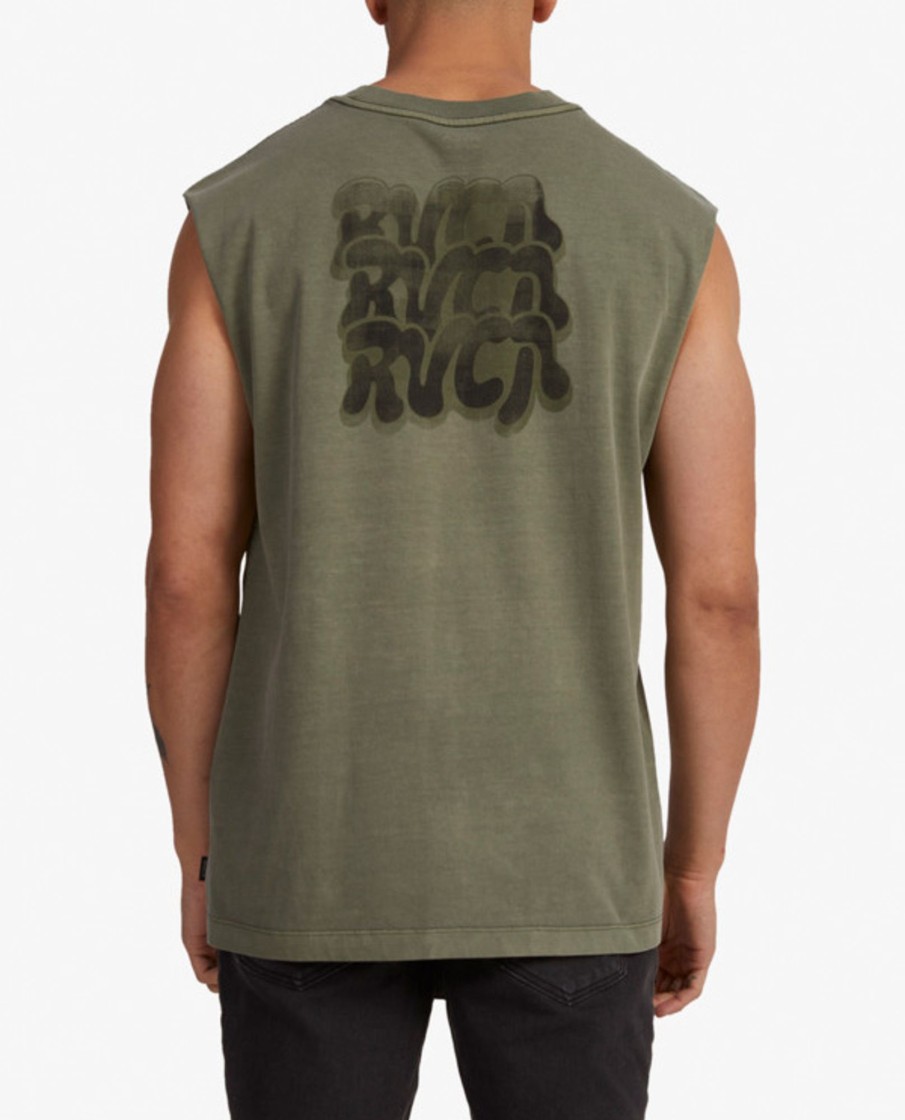 Men RVCA Singlets & Tanks | Zerox Muscle Tank