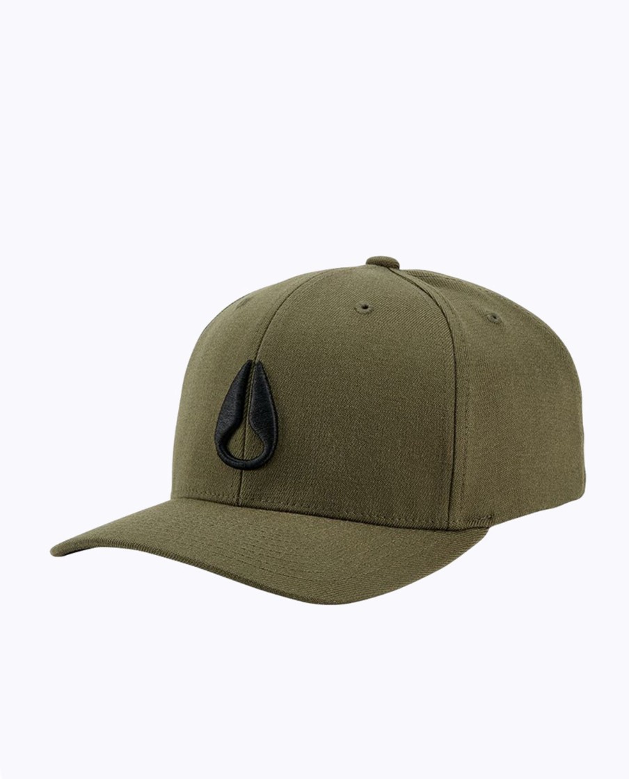 Men Nixon Caps | Nixon Deep Down Athletic Snap Cap