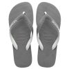 Men Havaianas Sandals & Thongs | Havs Top Mix Steel Grey/Steel Grey