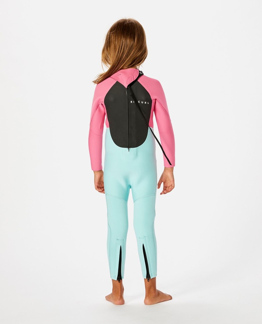 Kids Rip Curl | Groms Omega 3/2Mm Back Zip Wetsuit Steamer