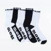 Men Globe Socks | Youth Quarter Socks 5Pk