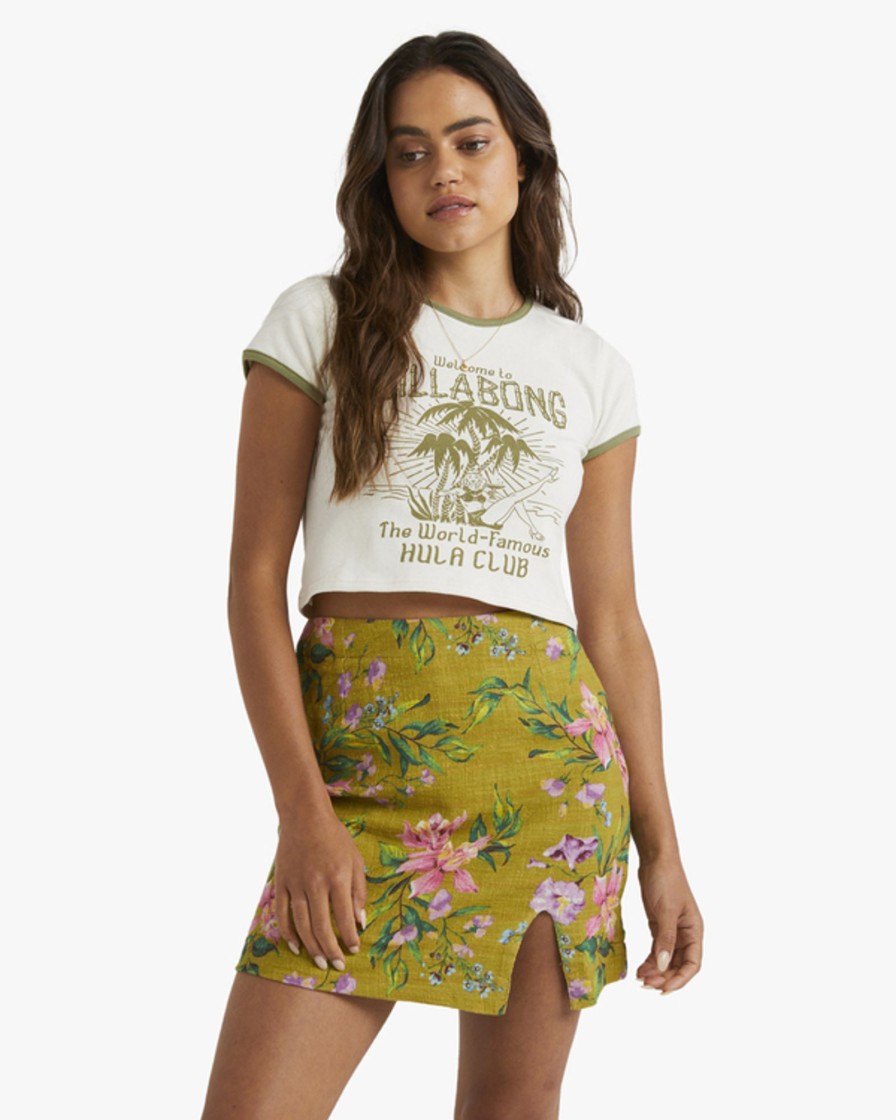 Women Billabong Tops & Tees | On Vacay Baby Tee