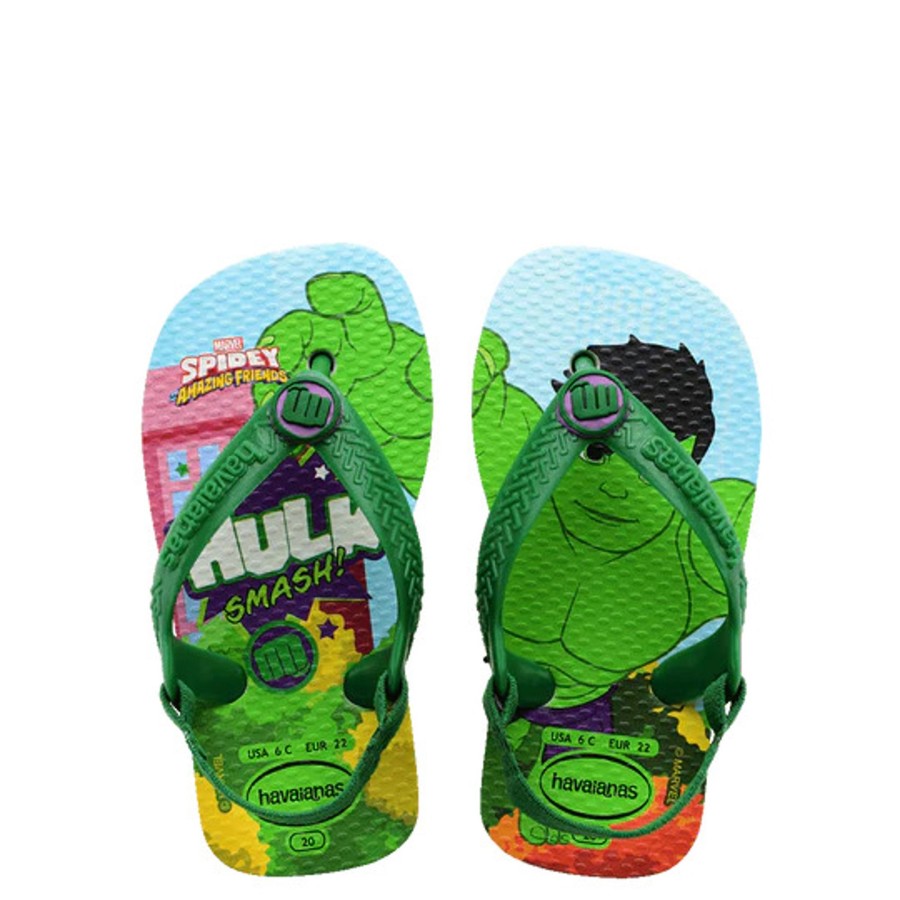 Kids Havaianas Shoes | Havs Baby Hulk Thongs