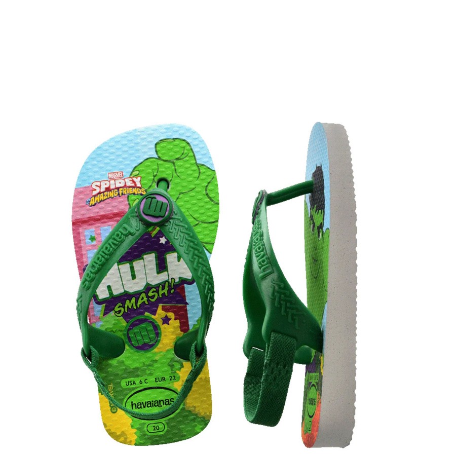 Kids Havaianas Shoes | Havs Baby Hulk Thongs