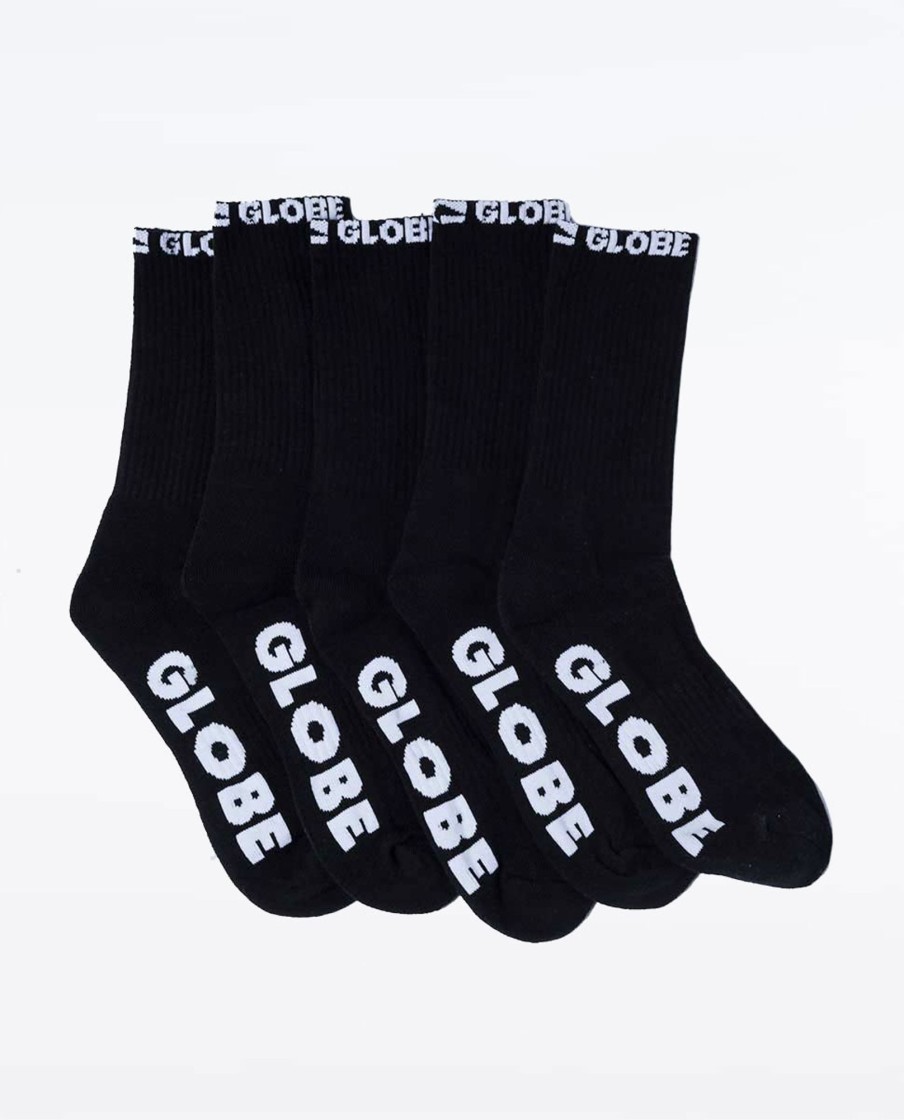 Kids Globe Accessories | Youth Blackout Socks Size 2-8 5Pk