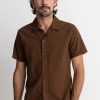 Men Rhythm Shirts | Damask Short Sleeve Shirt