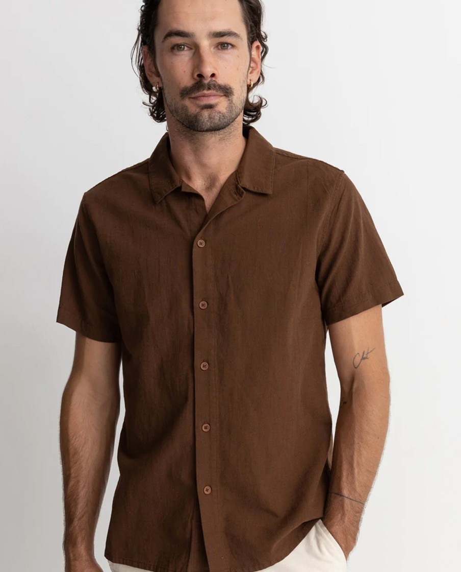 Men Rhythm Shirts | Damask Short Sleeve Shirt