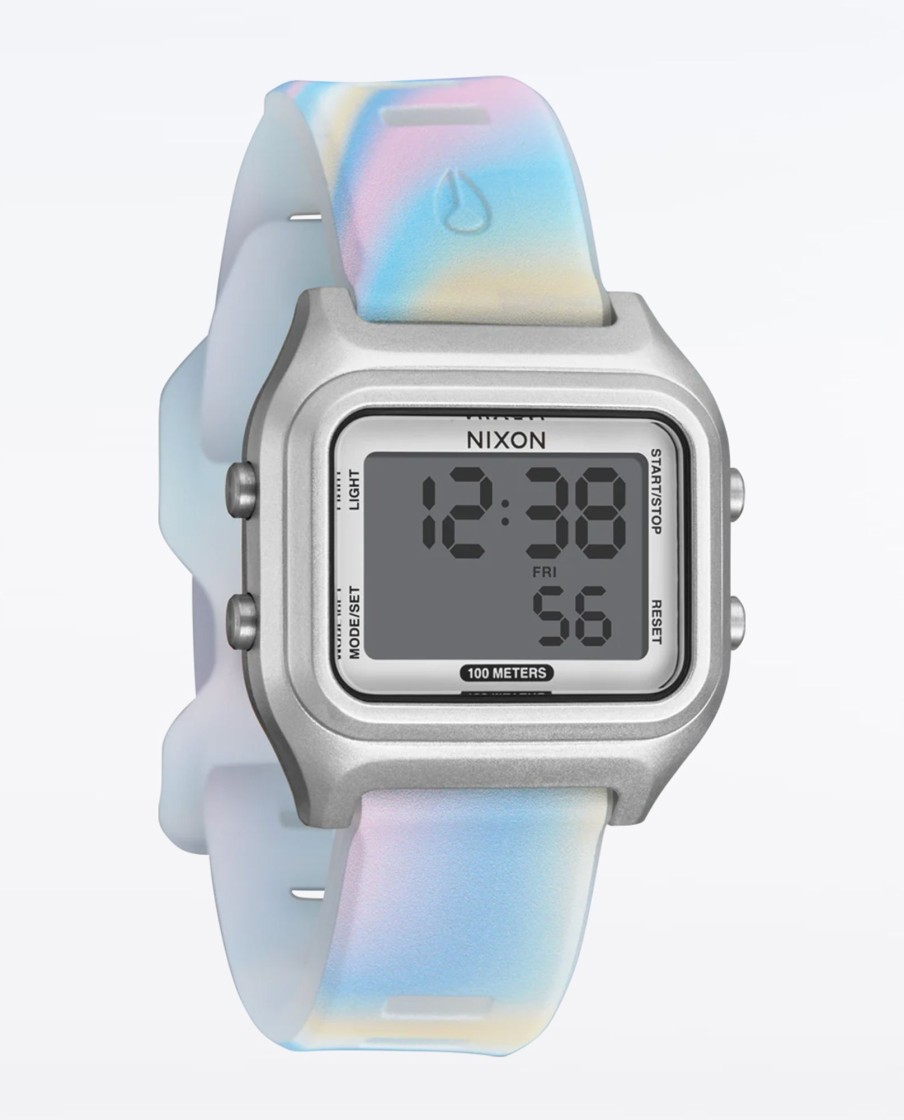 Men Nixon Watches | Ripper Silver / Pastel Swirl