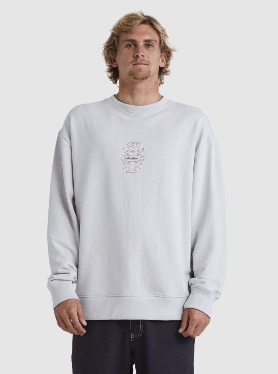 Men Quiksilver Hoodies & Jumpers | Mercury Crew