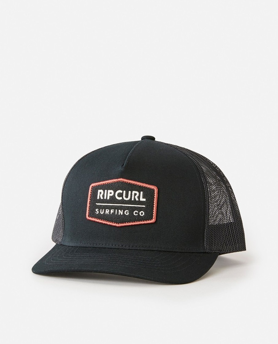 Men Rip Curl Caps | Marker Curve Trucker Cap