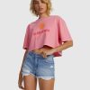 Women RVCA Tops & Tees | La Costa Rvca Half Tee