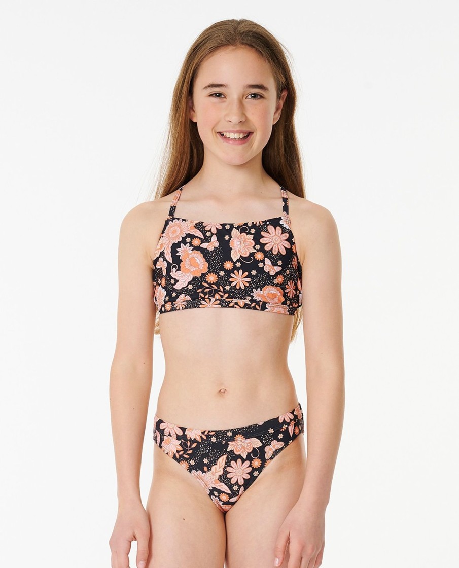 Kids Rip Curl Swimwear | Sun Catcher Ss 3 Piece Bikini Set