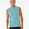 Men Rip Curl Singlets & Tanks | Plain Wash Muscle Tank