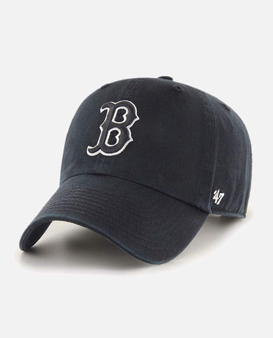 Men 47Brand Caps | Boston Red Sox Black/White