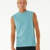 Men Rip Curl Singlets & Tanks | Plain Wash Muscle Tank