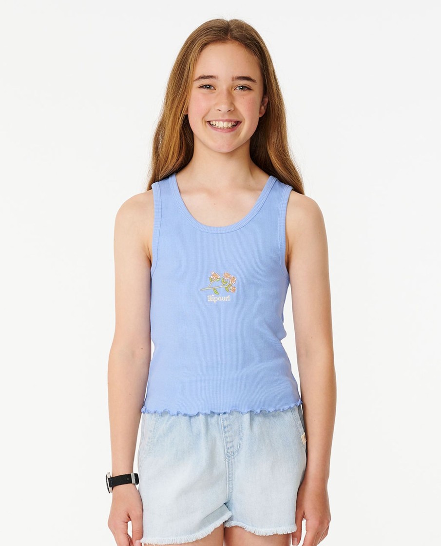 Kids Rip Curl Tops | Sun Catcher Rib Tank