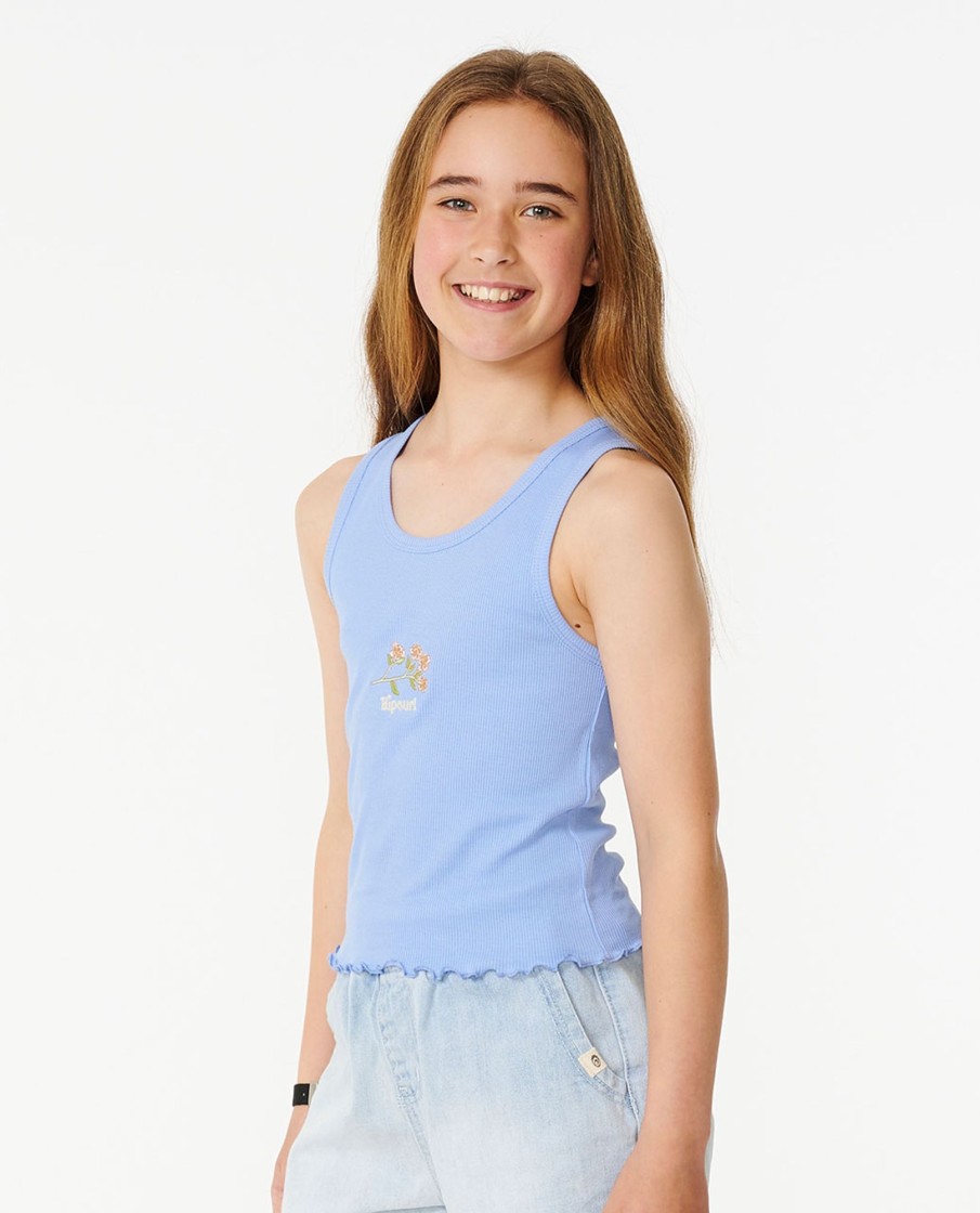 Kids Rip Curl Tops | Sun Catcher Rib Tank