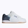 Men Globe Sneakers | Globe Tilt: White Blue Stipple Skate Shoes